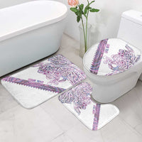 Mawhero Paua shell Kowhaiwhai Taniko Personalised Bathroom Set Taniwha Maori Tribal Style LT9 - Polynesian Pride