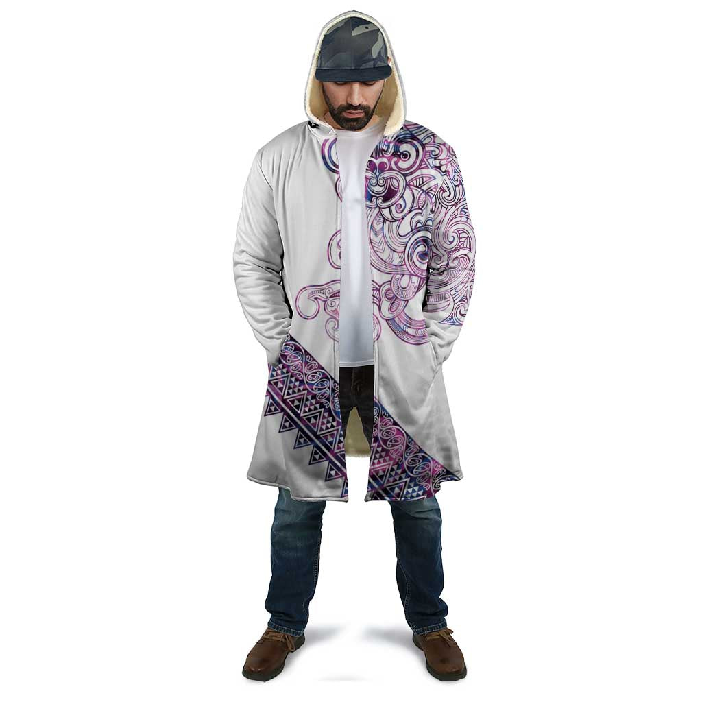 Mawhero Paua shell Kowhaiwhai Taniko Personalised Cloak Taniwha Maori Tribal Style LT9 - Polynesian Pride