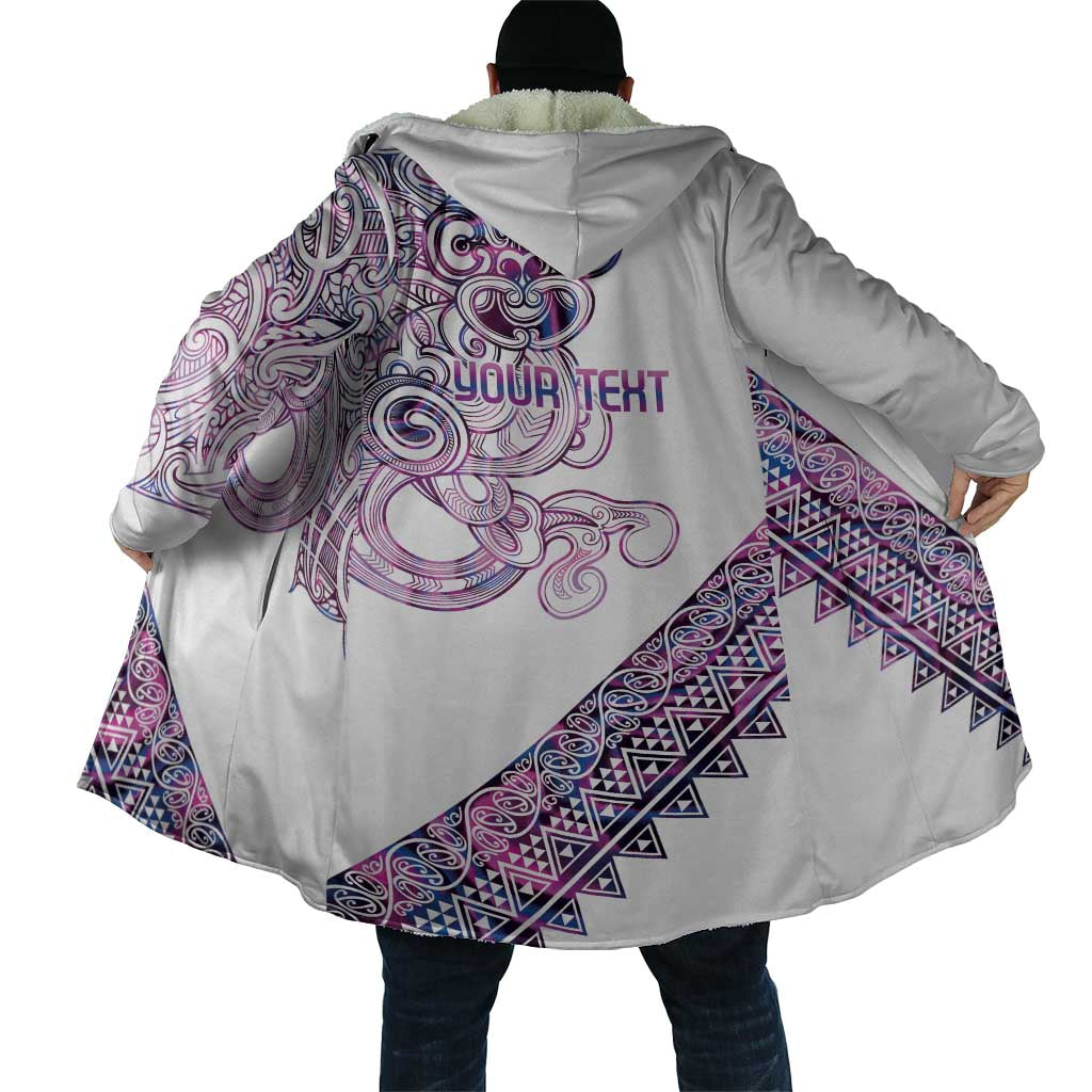 Mawhero Paua shell Kowhaiwhai Taniko Personalised Cloak Taniwha Maori Tribal Style LT9 - Polynesian Pride