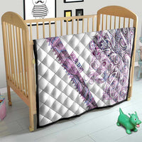 Mawhero Paua shell Kowhaiwhai Taniko Personalised Quilt Taniwha Maori Tribal Style