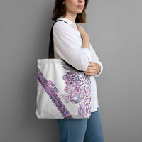 Mawhero Paua shell Kowhaiwhai Taniko Personalised Tote Bag Taniwha Maori Tribal Style LT9 - Polynesian Pride