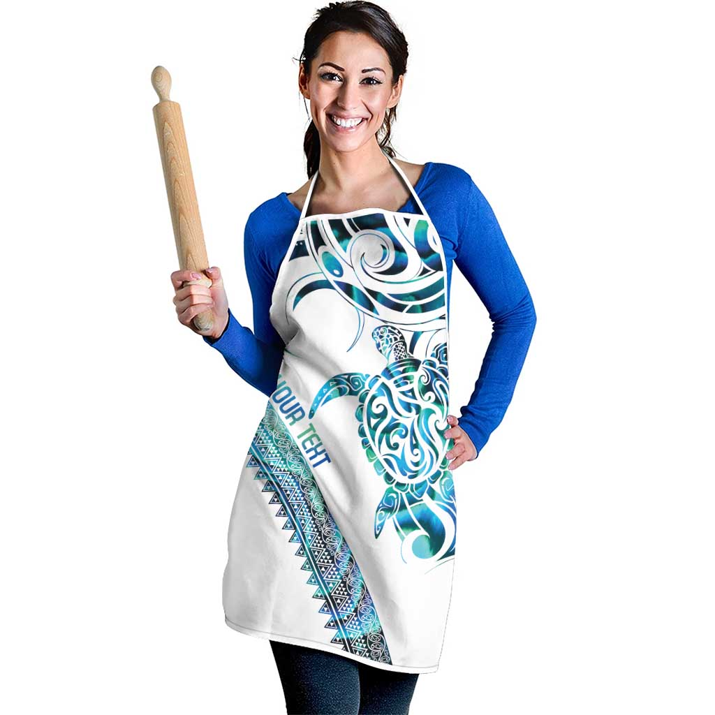 Kahui Whetu Paua shell Kowhaiwhai Taniko Personalised Apron Turtle Tattoo Maori Tribal Style LT9 - Polynesian Pride