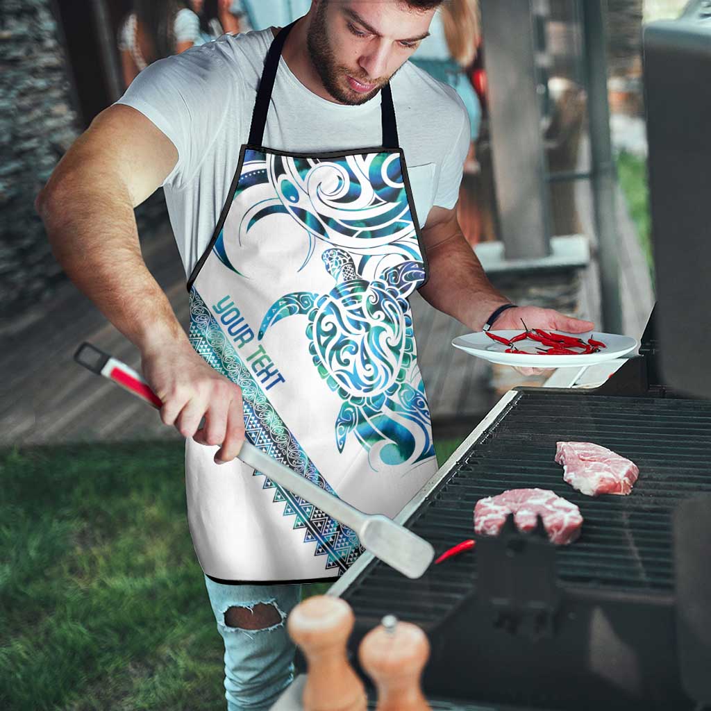 Kahui Whetu Paua shell Kowhaiwhai Taniko Personalised Apron Turtle Tattoo Maori Tribal Style LT9 - Polynesian Pride