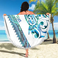 Kahui Whetu Paua shell Kowhaiwhai Taniko Personalised Beach Blanket Turtle Tattoo Maori Tribal Style LT9 - Polynesian Pride