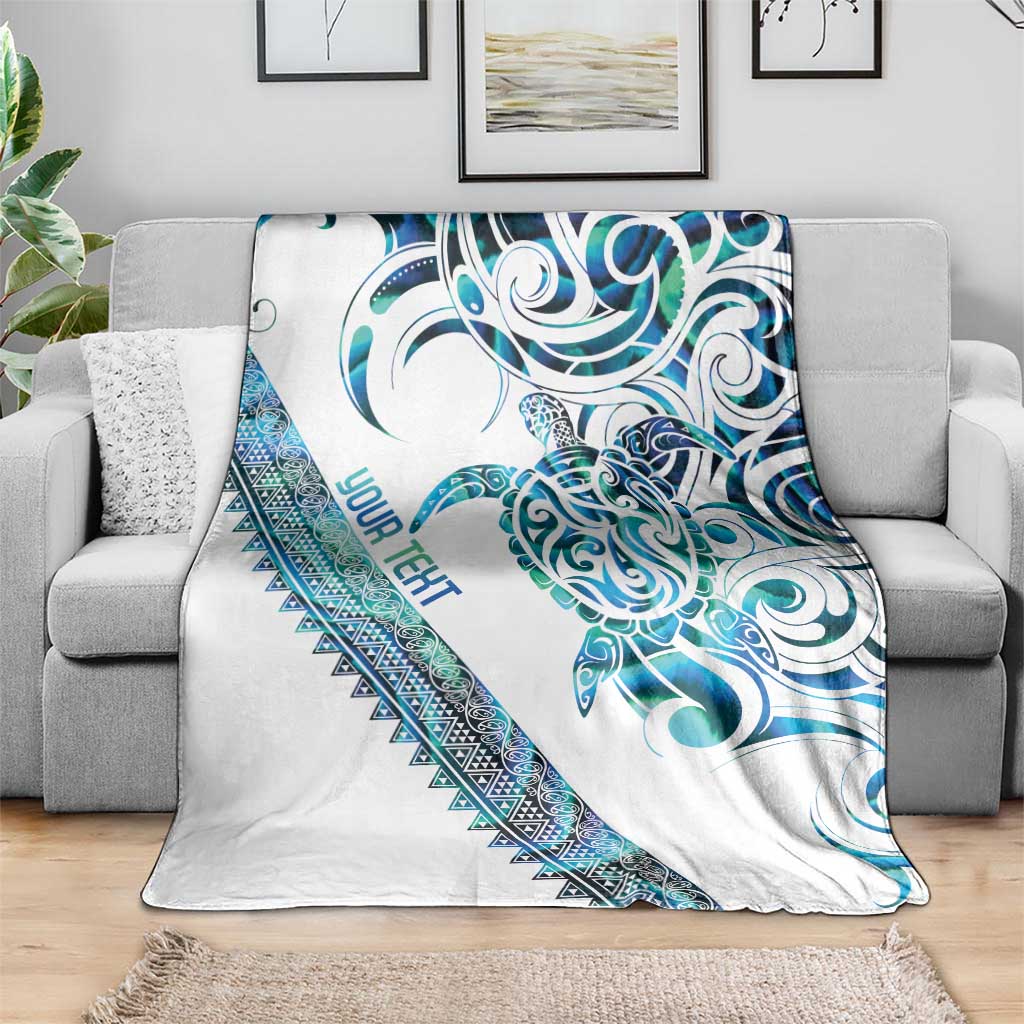 Kahui Whetu Paua shell Kowhaiwhai Taniko Personalised Blanket Turtle Tattoo Maori Tribal Style LT9 - Polynesian Pride