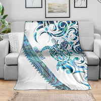 Kahui Whetu Paua shell Kowhaiwhai Taniko Personalised Blanket Turtle Tattoo Maori Tribal Style LT9 - Polynesian Pride