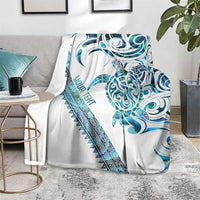 Kahui Whetu Paua shell Kowhaiwhai Taniko Personalised Blanket Turtle Tattoo Maori Tribal Style LT9 - Polynesian Pride