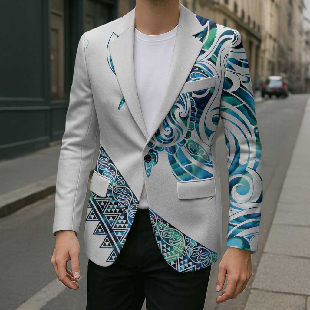 Kahui Whetu Paua shell Kowhaiwhai Taniko Personalised Blazer Turtle Tattoo Maori Tribal Style LT9 - Polynesian Pride