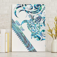 Kahui Whetu Paua shell Kowhaiwhai Taniko Personalised Canvas Wall Art Turtle Tattoo Maori Tribal Style