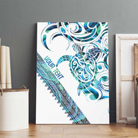 Kahui Whetu Paua shell Kowhaiwhai Taniko Personalised Canvas Wall Art Turtle Tattoo Maori Tribal Style