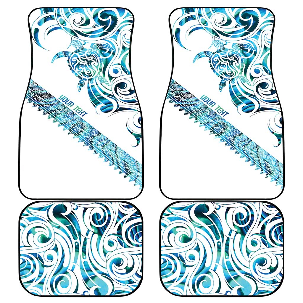 Kahui Whetu Paua shell Kowhaiwhai Taniko Personalised Car Mats Turtle Tattoo Maori Tribal Style LT9 - Polynesian Pride