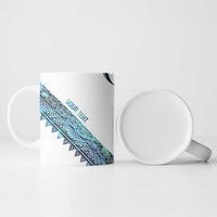 Kahui Whetu Paua shell Kowhaiwhai Taniko Personalised Ceramic Mug Turtle Tattoo Maori Tribal Style LT9 - Polynesian Pride