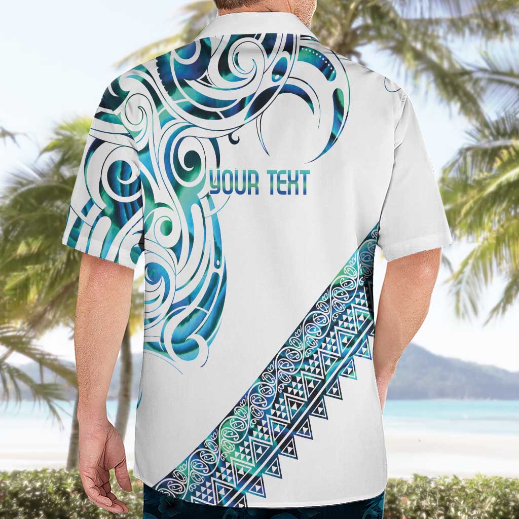 Kahui Whetu Paua shell Kowhaiwhai Taniko Personalised Hawaiian Shirt Turtle Tattoo Maori Tribal Style