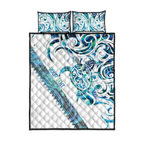 Kahui Whetu Paua shell Kowhaiwhai Taniko Personalised Quilt Bed Set Turtle Tattoo Maori Tribal Style LT9 - Polynesian Pride
