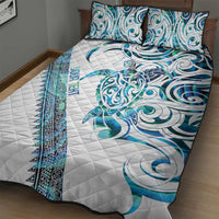 Kahui Whetu Paua shell Kowhaiwhai Taniko Personalised Quilt Bed Set Turtle Tattoo Maori Tribal Style LT9 - Polynesian Pride