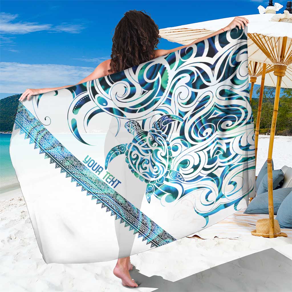 Kahui Whetu Paua shell Kowhaiwhai Taniko Personalised Sarong Turtle Tattoo Maori Tribal Style LT9 One Size 44 x 66 inches Blue - Polynesian Pride