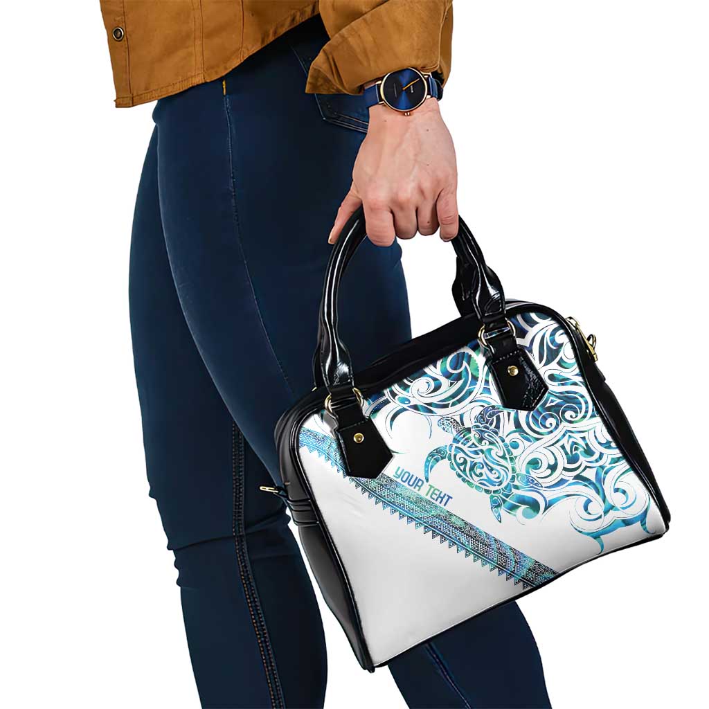 Kahui Whetu Paua shell Kowhaiwhai Taniko Personalised Shoulder Handbag Turtle Tattoo Maori Tribal Style LT9 - Polynesian Pride