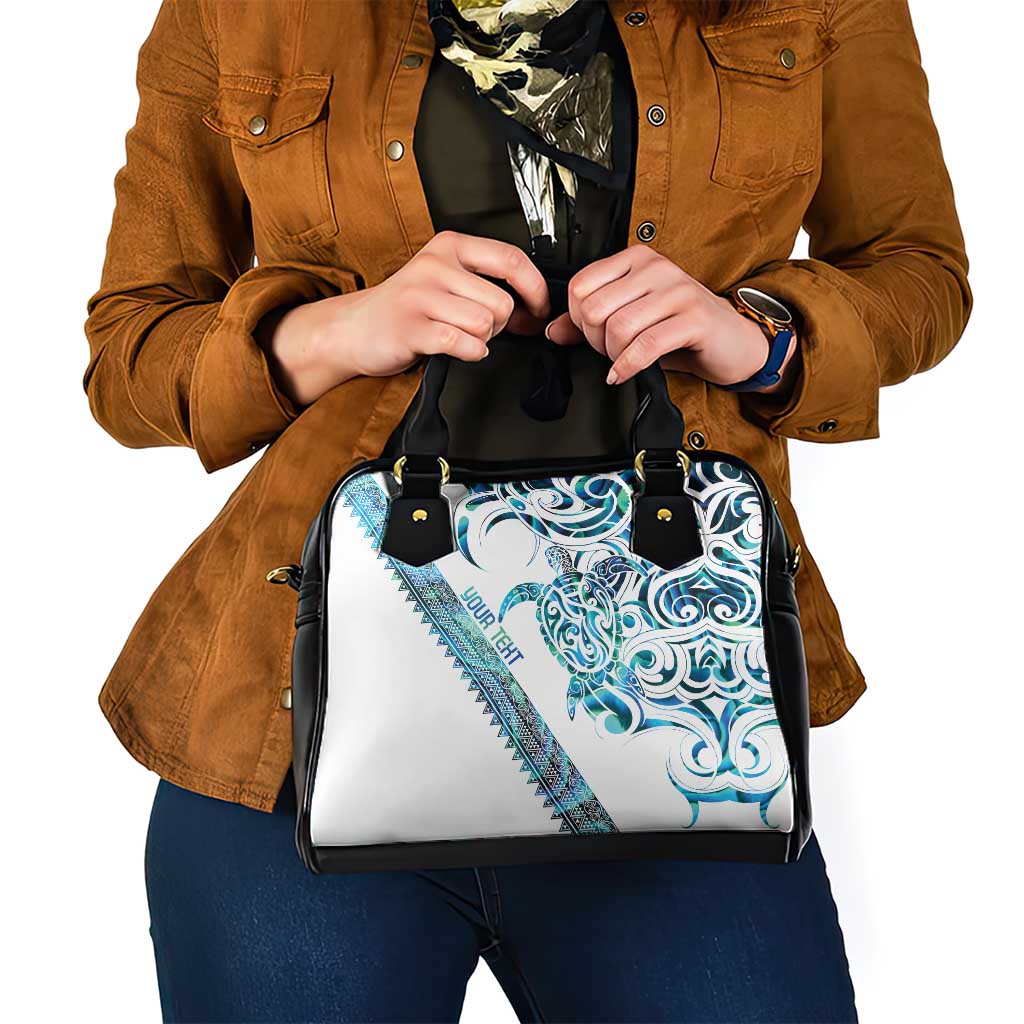 Kahui Whetu Paua shell Kowhaiwhai Taniko Personalised Shoulder Handbag Turtle Tattoo Maori Tribal Style LT9 - Polynesian Pride
