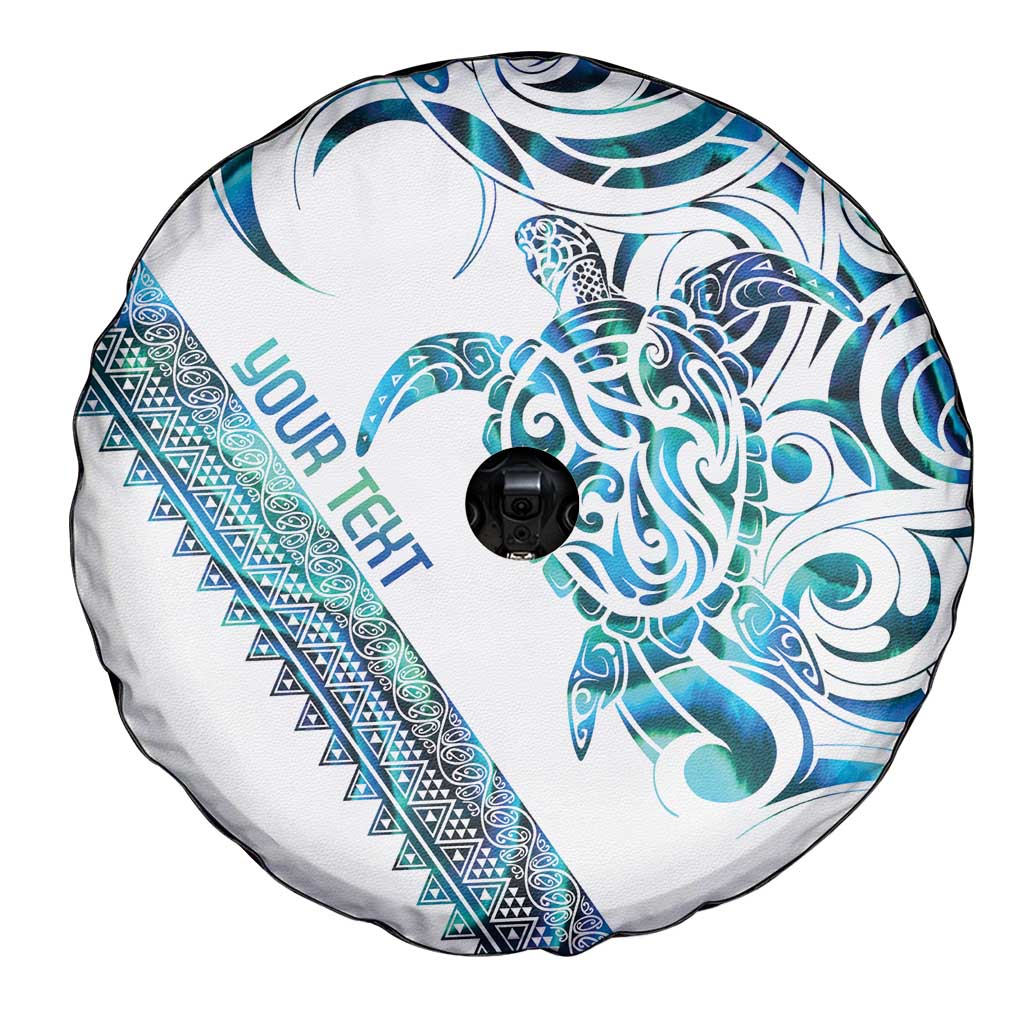 Kahui Whetu Paua shell Kowhaiwhai Taniko Personalised Spare Tire Cover Turtle Tattoo Maori Tribal Style