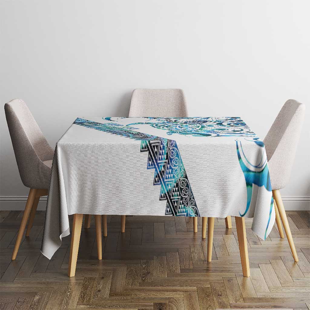 Kahui Whetu Paua shell Kowhaiwhai Taniko Personalised Tablecloth Turtle Tattoo Maori Tribal Style LT9 - Polynesian Pride