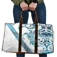 Kahui Whetu Paua shell Kowhaiwhai Taniko Personalised Travel Bag Turtle Tattoo Maori Tribal Style