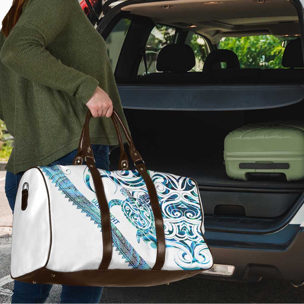 Kahui Whetu Paua shell Kowhaiwhai Taniko Personalised Travel Bag Turtle Tattoo Maori Tribal Style