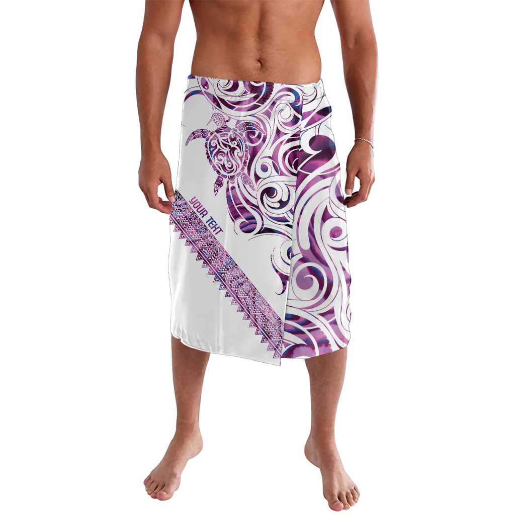 Mawhero Paua shell Kowhaiwhai Taniko Personalised Lavalava Turtle Tattoo Maori Tribal Style LT9 Pink - Polynesian Pride