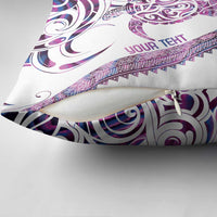 Mawhero Paua shell Kowhaiwhai Taniko Personalised Pillow Cover Turtle Tattoo Maori Tribal Style LT9 - Polynesian Pride