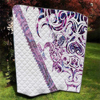 Mawhero Paua shell Kowhaiwhai Taniko Personalised Quilt Turtle Tattoo Maori Tribal Style LT9 - Polynesian Pride