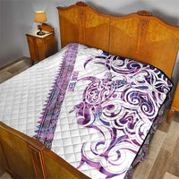 Mawhero Paua shell Kowhaiwhai Taniko Personalised Quilt Turtle Tattoo Maori Tribal Style LT9 - Polynesian Pride