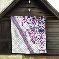 Mawhero Paua shell Kowhaiwhai Taniko Personalised Quilt Turtle Tattoo Maori Tribal Style LT9 - Polynesian Pride