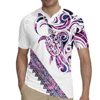 Mawhero Paua shell Kowhaiwhai Taniko Personalised Rugby Jersey Turtle Tattoo Maori Tribal Style