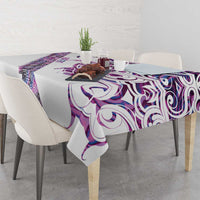 Mawhero Paua shell Kowhaiwhai Taniko Personalised Tablecloth Turtle Tattoo Maori Tribal Style LT9 - Polynesian Pride