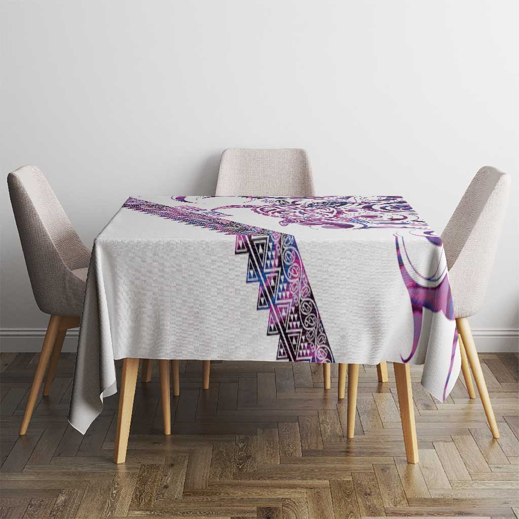Mawhero Paua shell Kowhaiwhai Taniko Personalised Tablecloth Turtle Tattoo Maori Tribal Style LT9 - Polynesian Pride
