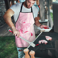 Breast Cancer Awareness Apron Maile Pikake Lokelani Crown Flower Lei Inspired