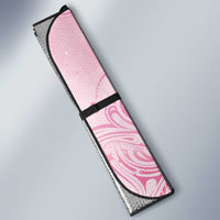 Breast Cancer Awareness Auto Sun Shade Maile Pikake Lokelani Crown Flower Lei Inspired LT9 - Polynesian Pride
