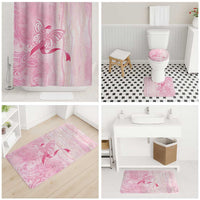 Breast Cancer Awareness Bathroom Set Maile Pikake Lokelani Crown Flower Lei Inspired LT9 - Polynesian Pride