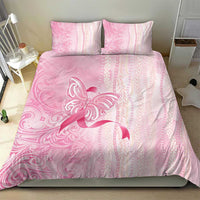Breast Cancer Awareness Bedding Set Maile Pikake Lokelani Crown Flower Lei Inspired LT9 - Polynesian Pride
