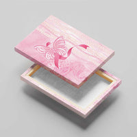 Breast Cancer Awareness Canvas Wall Art Maile Pikake Lokelani Crown Flower Lei Inspired LT9 - Polynesian Pride