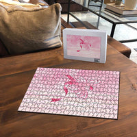 Breast Cancer Awareness Puzzle Maile Pikake Lokelani Crown Flower Lei Inspired LT9 - Polynesian Pride