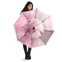 Breast Cancer Awareness Umbrella Maile Pikake Lokelani Crown Flower Lei Inspired LT9 - Polynesian Pride