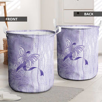 Epilepsy Awareness Laundry Basket Maile Pikake Lokelani Crown Flower Lei Inspired LT9 - Polynesian Pride