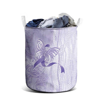 Epilepsy Awareness Laundry Basket Maile Pikake Lokelani Crown Flower Lei Inspired LT9 - Polynesian Pride