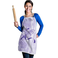 Epilepsy Awareness Apron Maile Pikake Lokelani Crown Flower Lei Inspired LT9 - Polynesian Pride