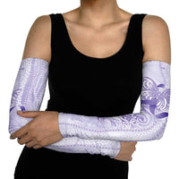 Epilepsy Awareness Arm Sleeves Maile Pikake Lokelani Crown Flower Lei Inspired LT9 - Polynesian Pride