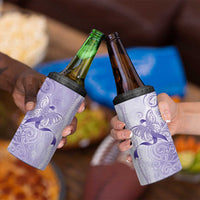 Epilepsy Awareness 4 in 1 Can Cooler Tumbler Maile Pikake Lokelani Crown Flower Lei Inspired LT9 - Polynesian Pride