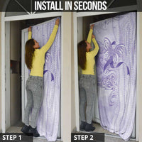 Epilepsy Awareness Door Cover Maile Pikake Lokelani Crown Flower Lei Inspired LT9 - Polynesian Pride