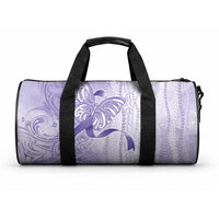 Epilepsy Support Duffle Bag Maile Pikake Lokelani Crown Flower Lei Inspired LT9 One size Blue - Polynesian Pride