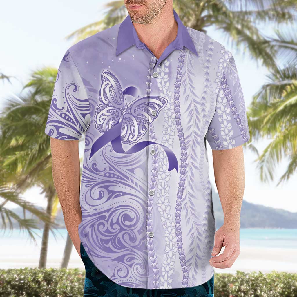 Epilepsy Awareness Hawaiian Shirt Maile Pikake Lokelani Crown Flower Lei Inspired LT9 - Polynesian Pride