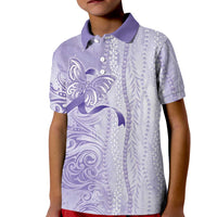 Epilepsy Awareness Kid Polo Shirt Maile Pikake Lokelani Crown Flower Lei Inspired